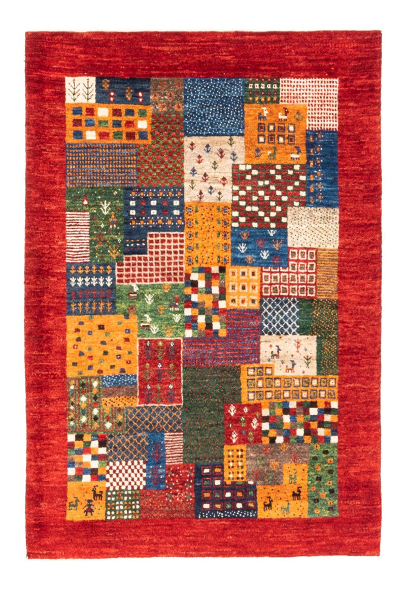 Gabbeh Rug - Loribaft Perser - Royal - 126 x 86 cm - multicolored