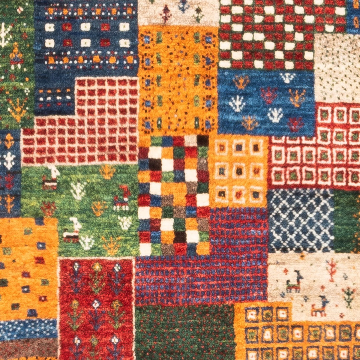 Gabbeh Rug - Loribaft Perser - Royal - 126 x 86 cm - multicolored