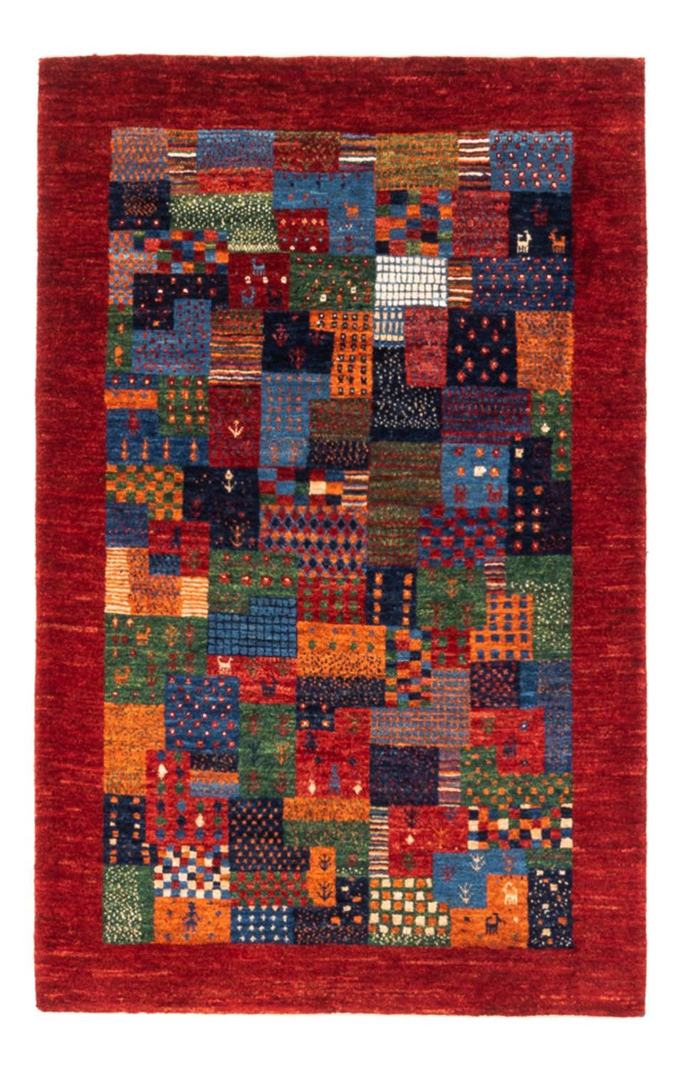 Gabbeh Rug - Loribaft Perser - Royal - 133 x 87 cm - multicolored