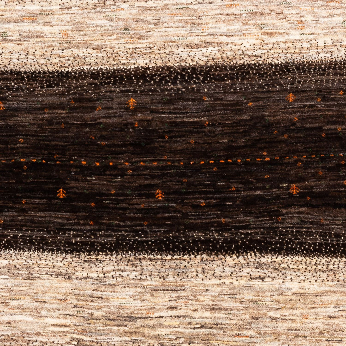 Gabbeh Rug - Loribaft Perser - 198 x 160 cm - grey