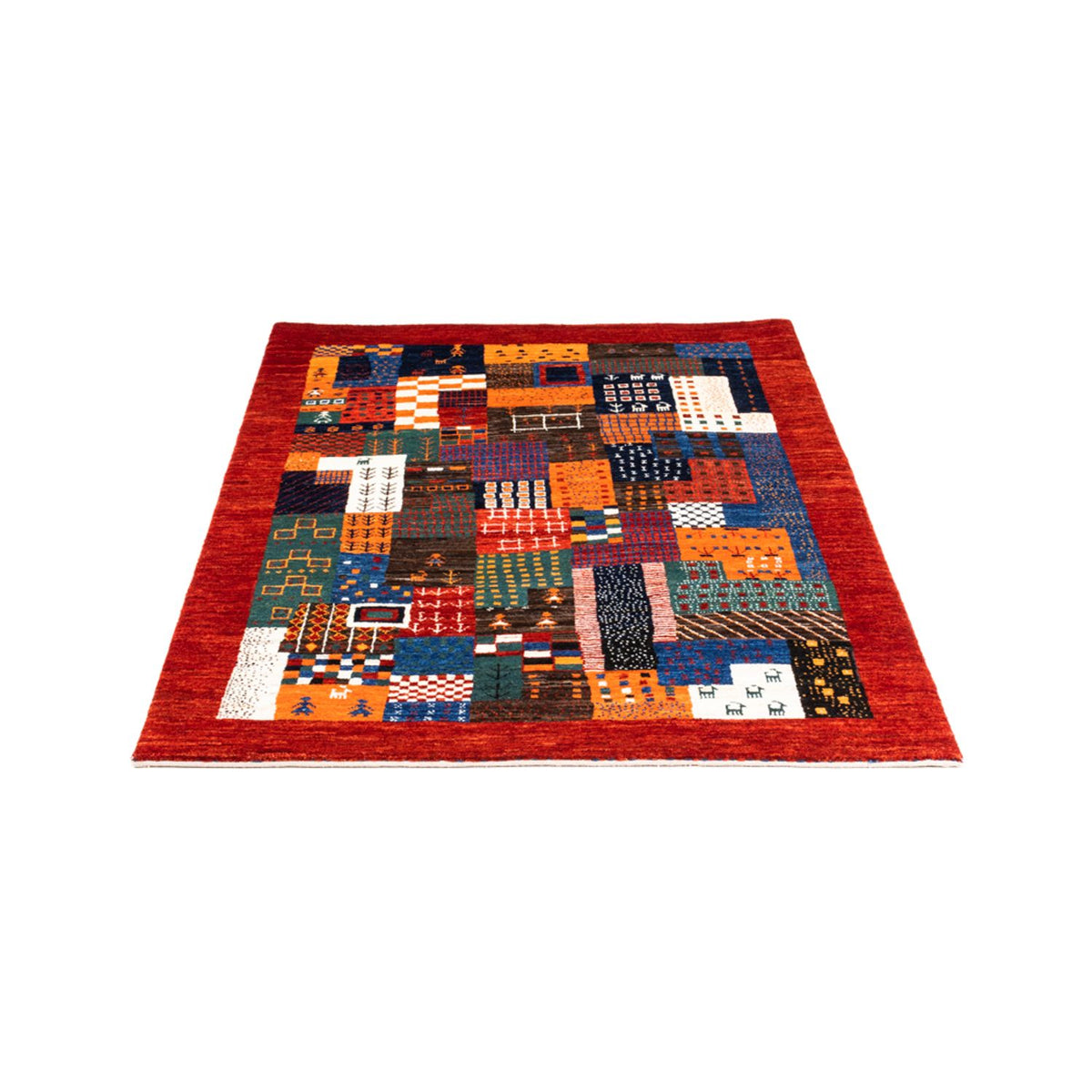 Gabbeh Rug - Loribaft Perser - Royal - 143 x 101 cm - multicolored