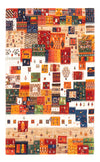 Loribaft Rug 95x151cm - Perserteppich Wollteppich - Rectangle / Multicolored / 95 x 151 cm Rectangle