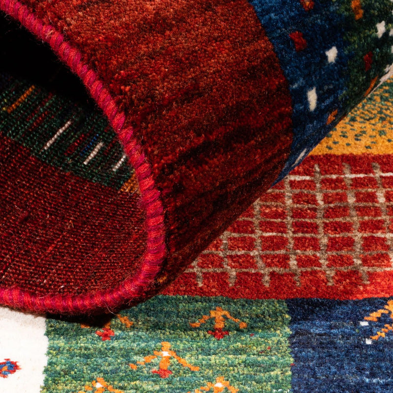 Gabbeh Rug - Loribaft Perser - Royal - 130 x 92 cm - multicolored