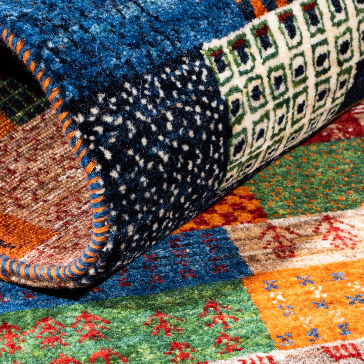Gabbeh Rug - Loribaft Perser - Royal - 147 x 100 cm - multicolored