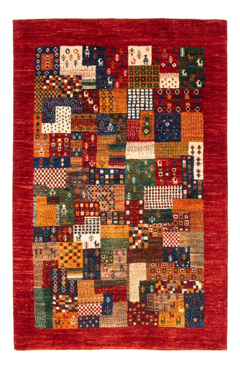Gabbeh Rug - Loribaft Perser - Royal - 134 x 90 cm - multicolored