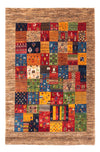 Loribaft Rug 100x148cm - Perserteppich Wollteppich - Rectangle / Multicolored / 100 x 148 cm Rectangle