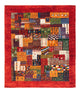Loribaft Rug 110x123cm - Perserteppich Wollteppich