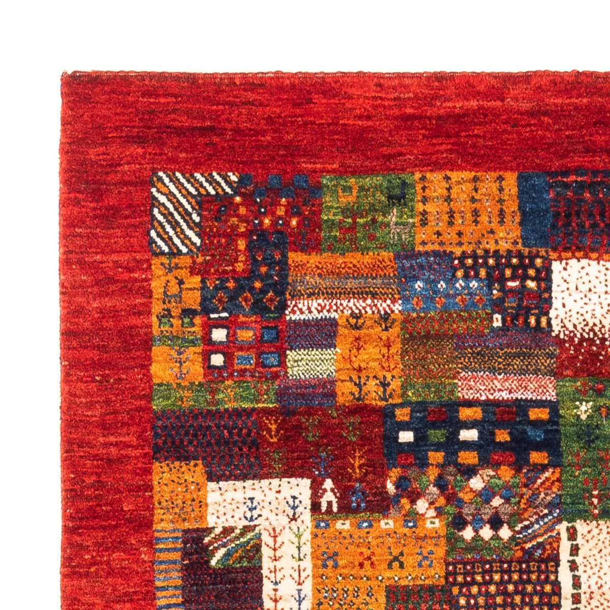 Loribaft Rug 110x123cm - Perserteppich Wollteppich