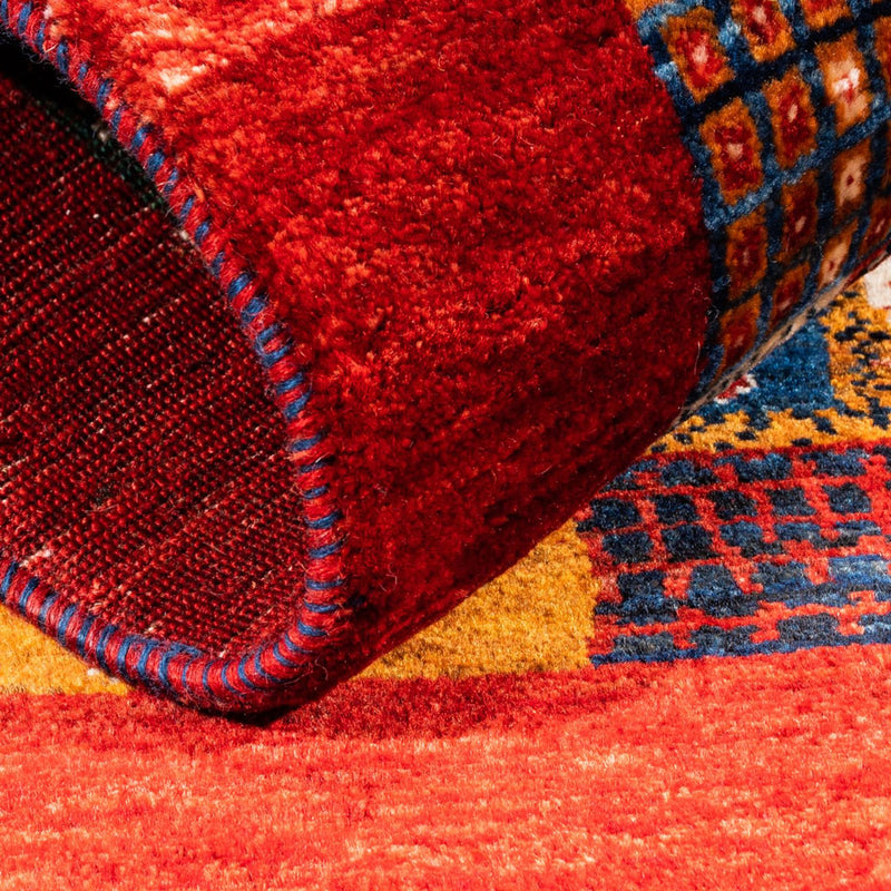 Gabbeh Rug - Loribaft Perser - Royal square  - 123 x 110 cm - multicolored