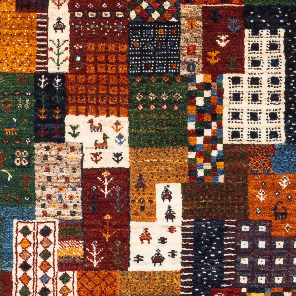 Gabbeh Rug - Loribaft Perser - Royal - 125 x 82 cm - multicolored