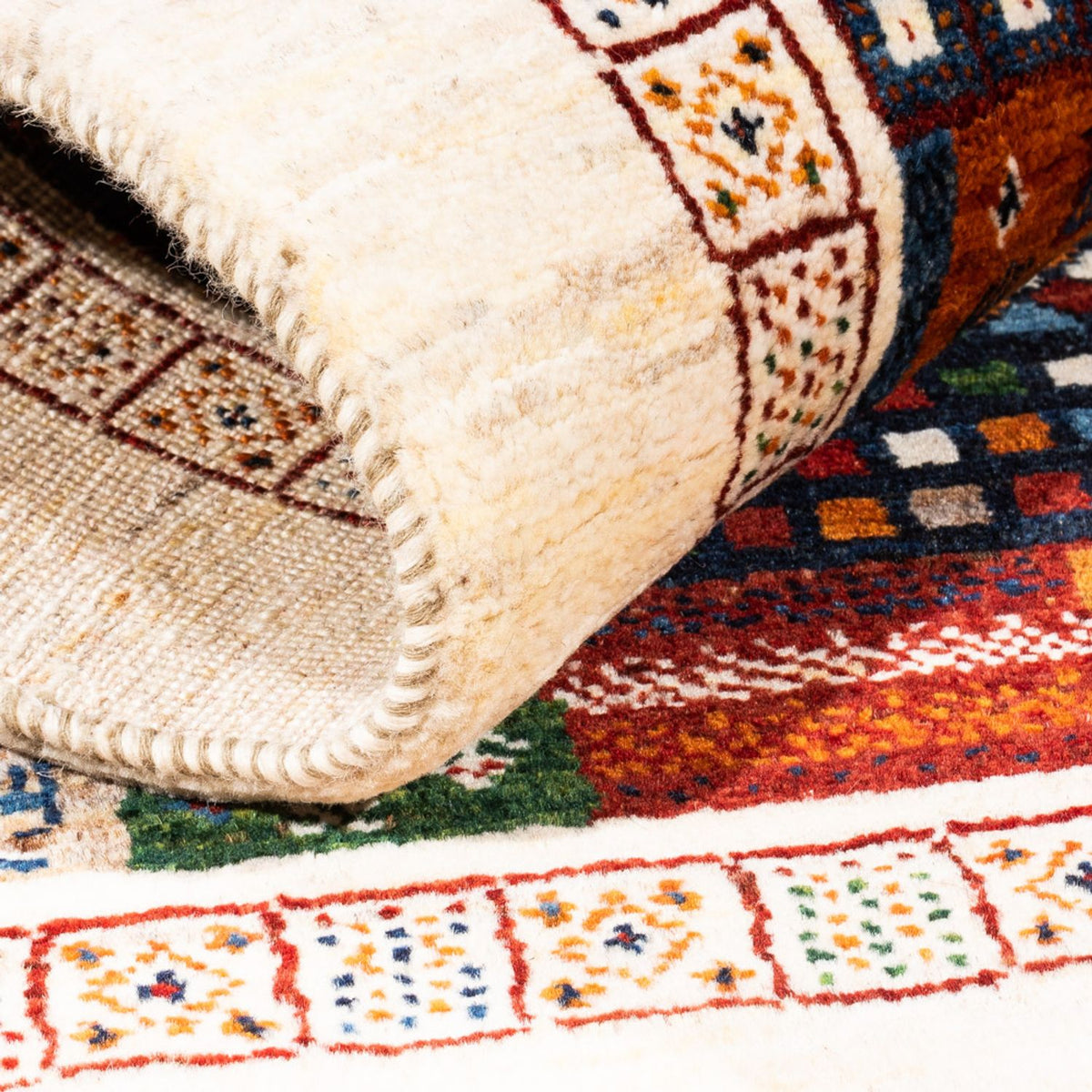 Gabbeh Rug - Loribaft Perser - Royal - 125 x 82 cm - multicolored