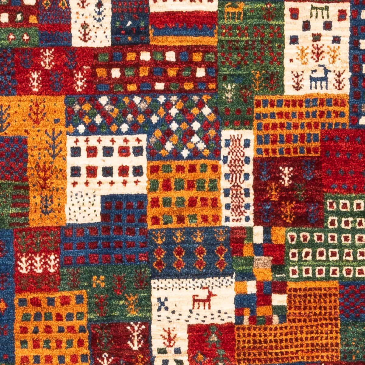 Gabbeh Rug - Loribaft Perser - Royal - 123 x 84 cm - multicolored