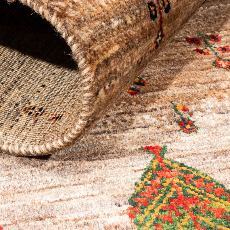 Gabbeh Rug - Loribaft Perser - Royal - 133 x 83 cm - grey