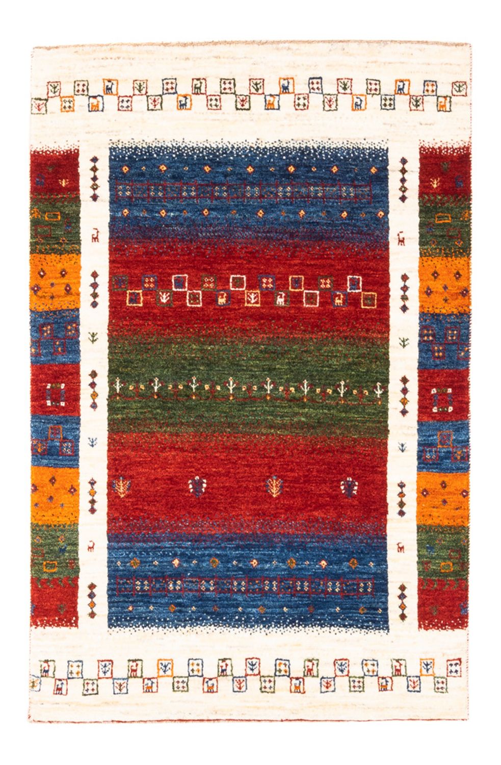 Gabbeh Rug - Loribaft Perser - Royal - 122 x 82 cm - multicolored