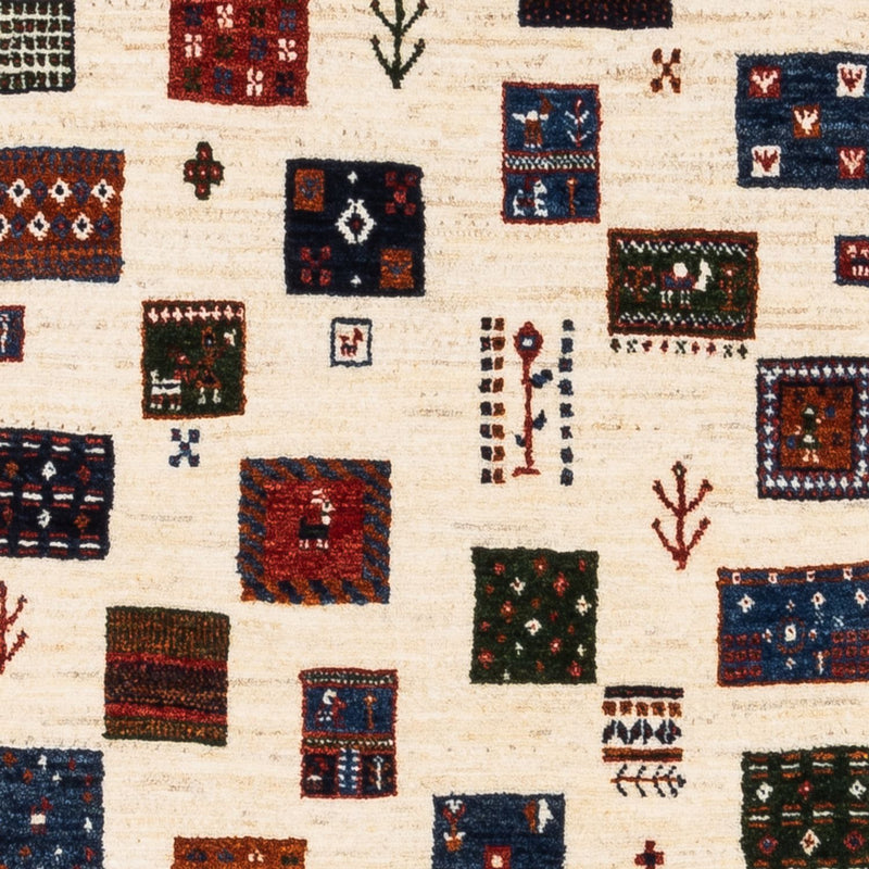 Gabbeh Rug - Loribaft Perser - Royal - 130 x 82 cm - cream