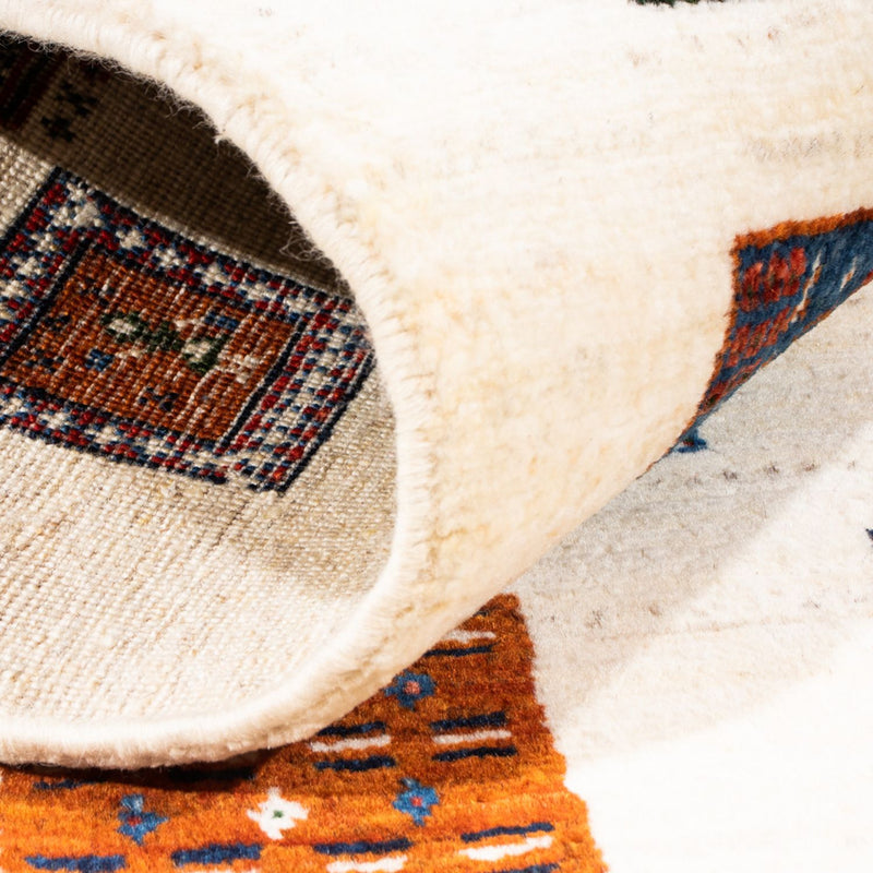 Gabbeh Rug - Loribaft Perser - Royal - 130 x 82 cm - cream