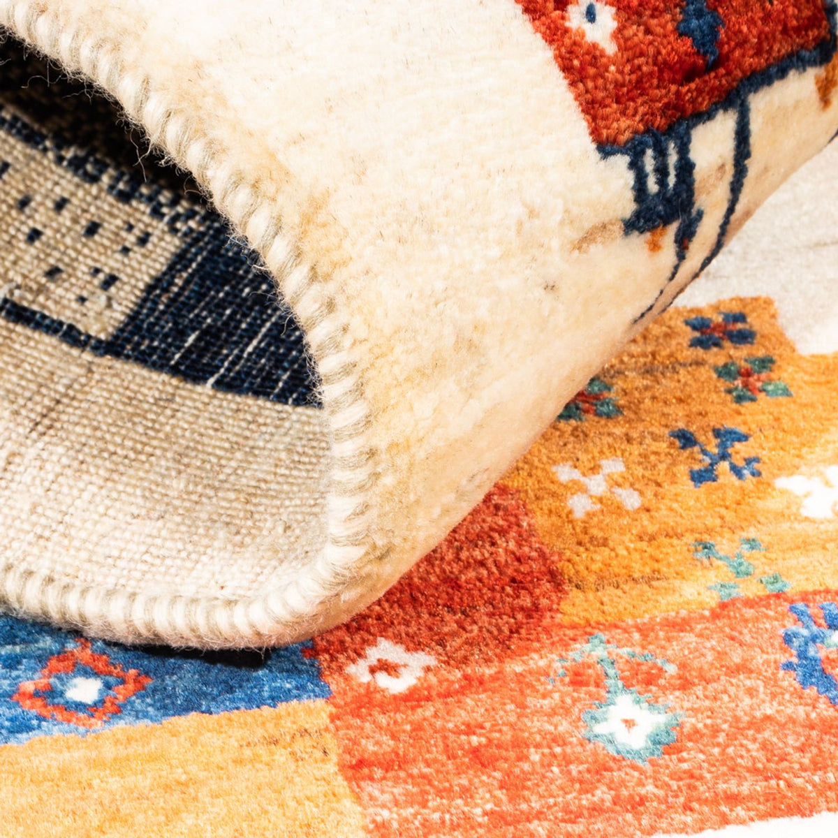 Gabbeh Rug - Loribaft Perser - Royal - 130 x 85 cm - multicolored