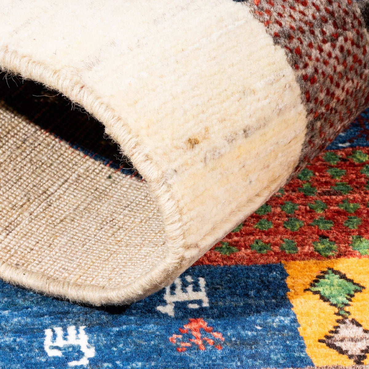 Gabbeh Rug - Loribaft Perser - Royal - 131 x 84 cm - multicolored