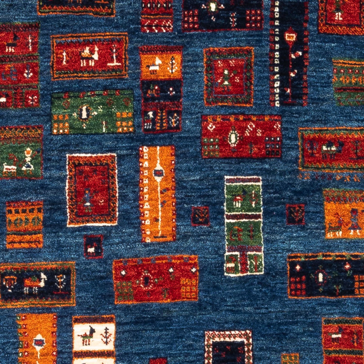 Gabbeh Rug - Loribaft Perser - Royal - 123 x 86 cm - multicolored