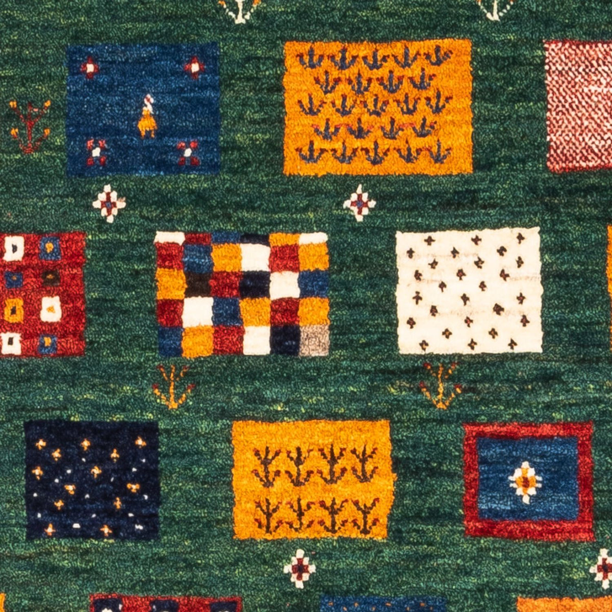 Gabbeh Rug - Loribaft Perser - Royal - 125 x 80 cm - multicolored