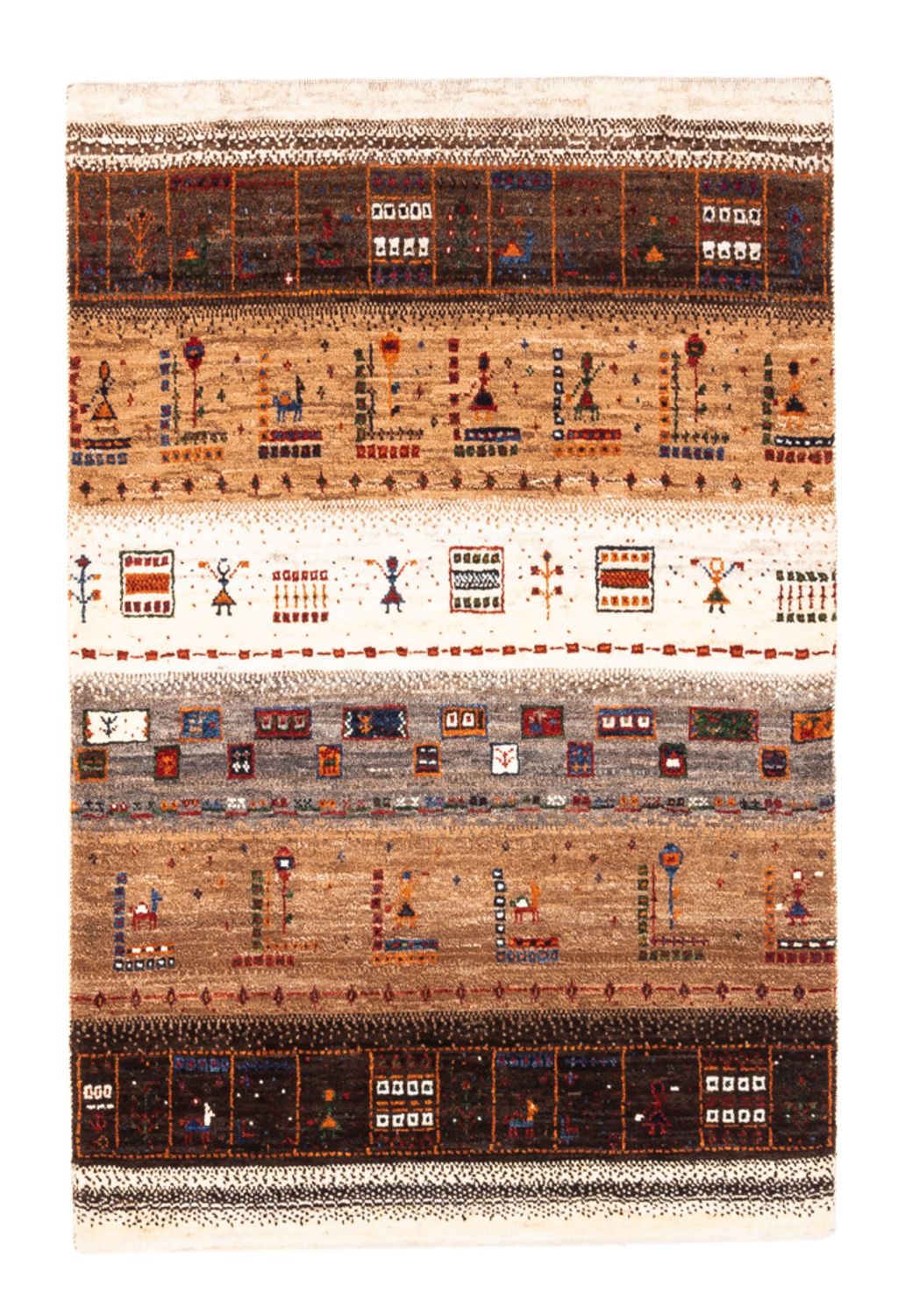 Gabbeh Rug - Loribaft Perser - Royal - 124 x 85 cm - multicolored