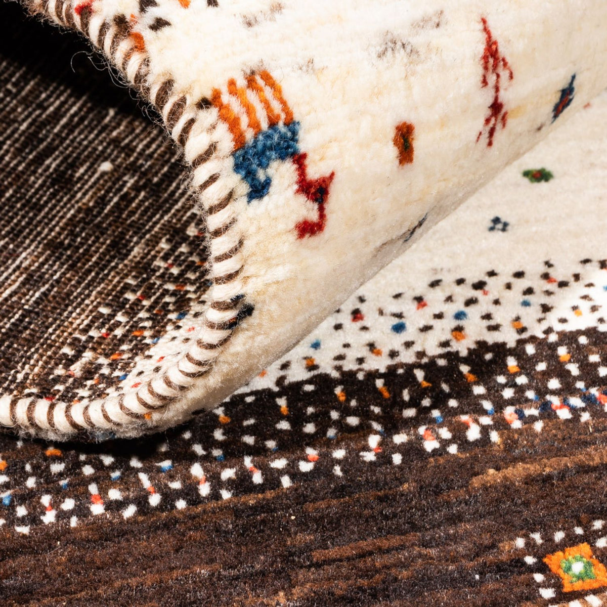 Gabbeh Rug - Loribaft Perser - Royal - 136 x 84 cm - multicolored