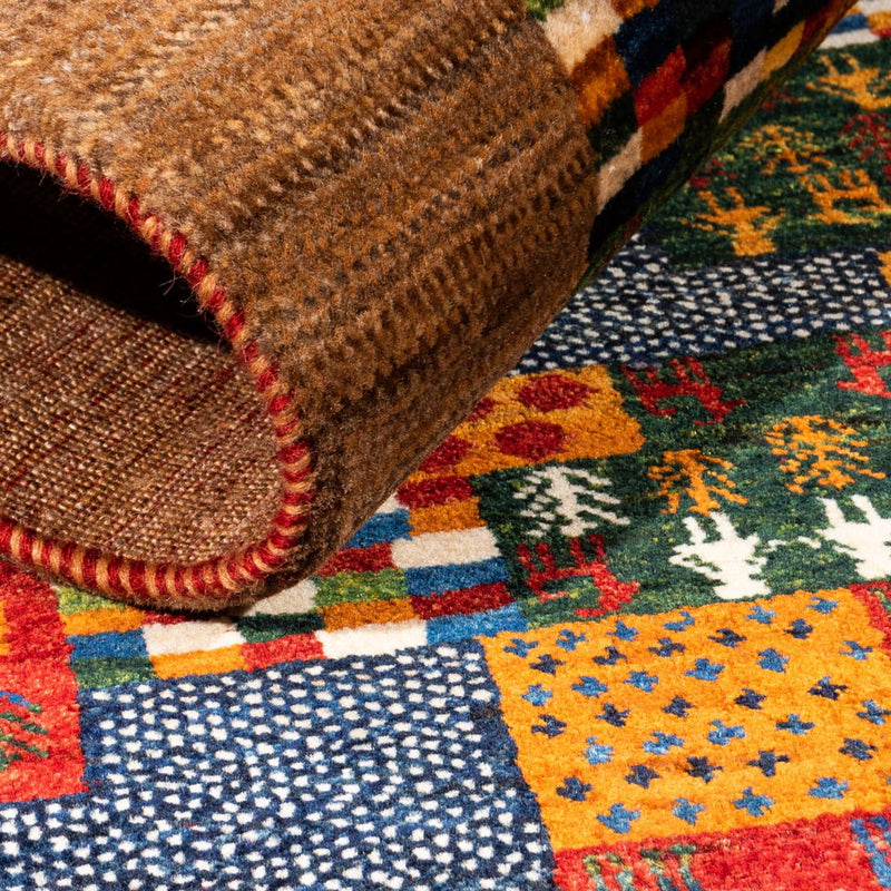 Gabbeh Rug - Loribaft Perser - Royal - 134 x 88 cm - multicolored