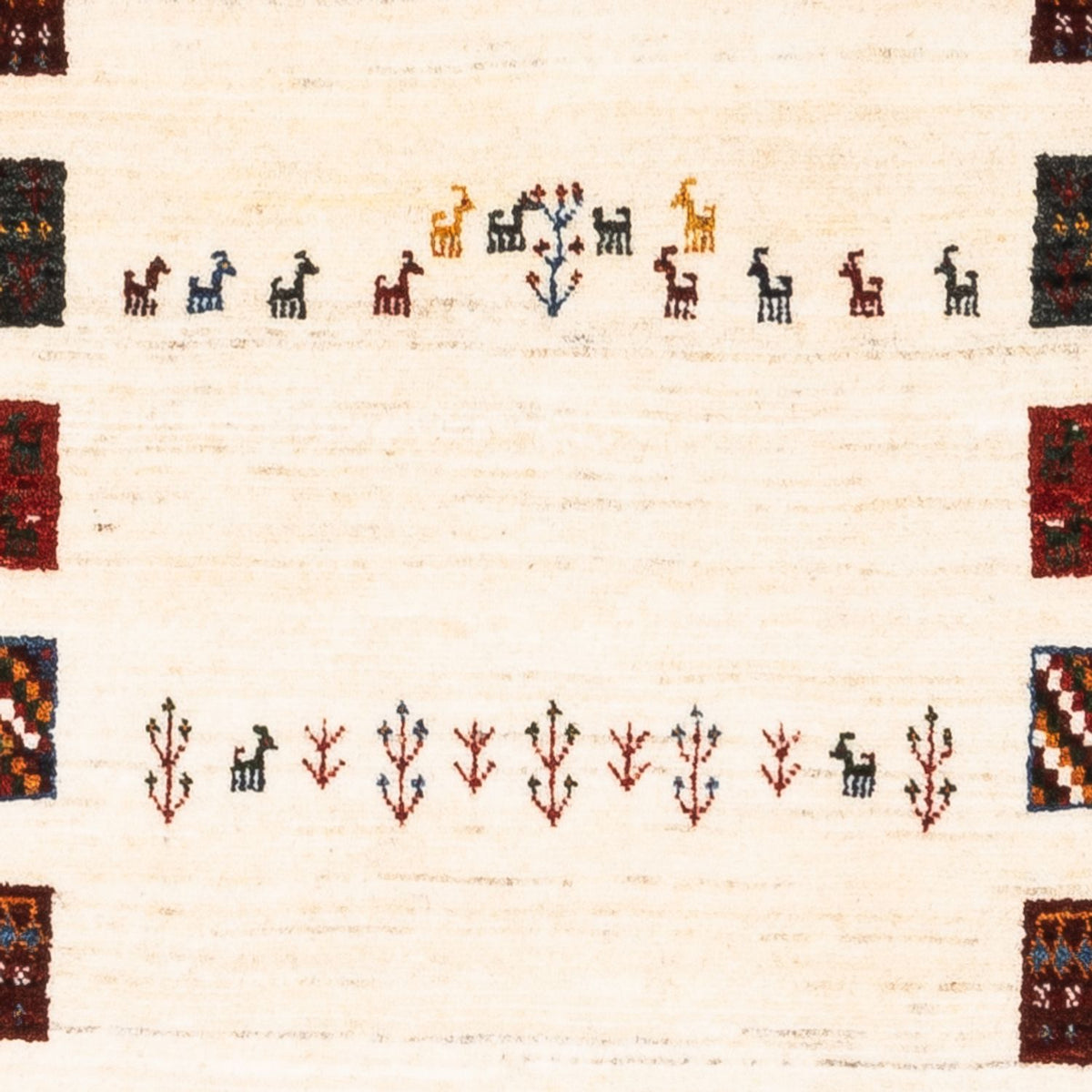 Gabbeh Rug - Loribaft Perser - Royal - 132 x 84 cm - multicolored