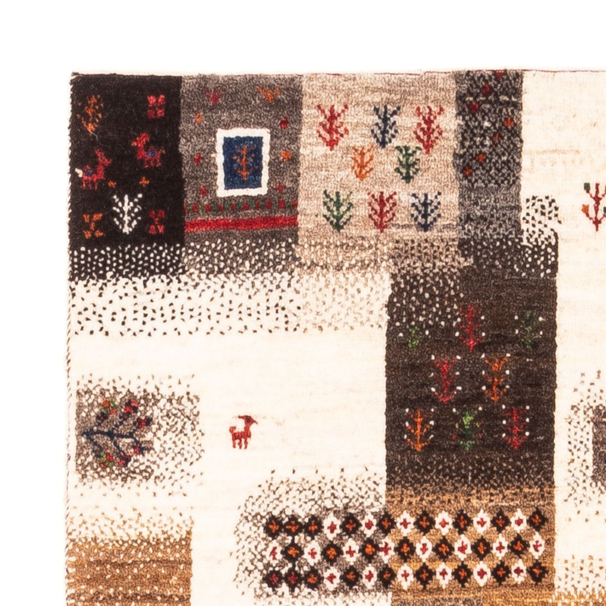 Gabbeh Rug - Loribaft Perser - Royal - 147 x 85 cm - grey