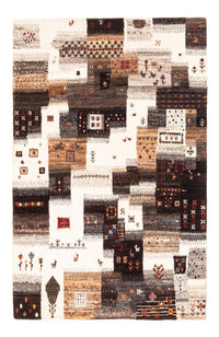 Gabbeh Rug - Loribaft Perser - Royal - 126 x 85 cm - grey