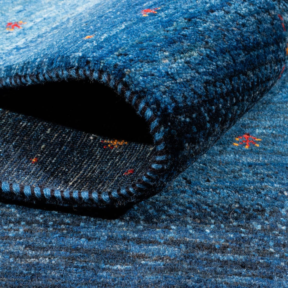 Gabbeh Rug - Loribaft Perser - 215 x 152 cm - blue