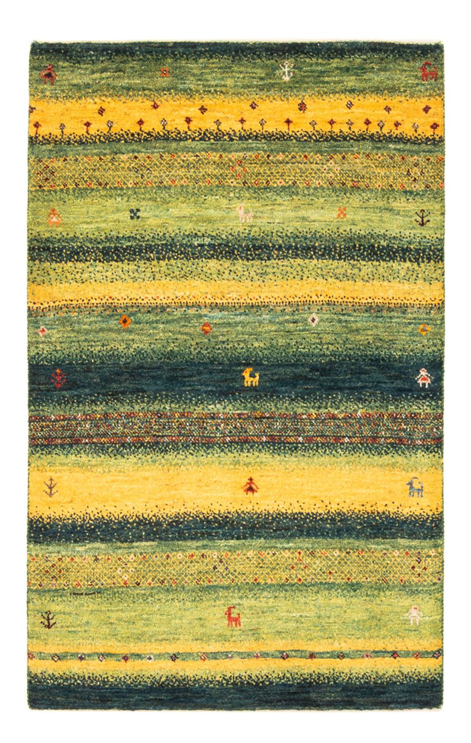 Gabbeh Rug - Loribaft Perser - Royal - 131 x 86 cm - multicolored