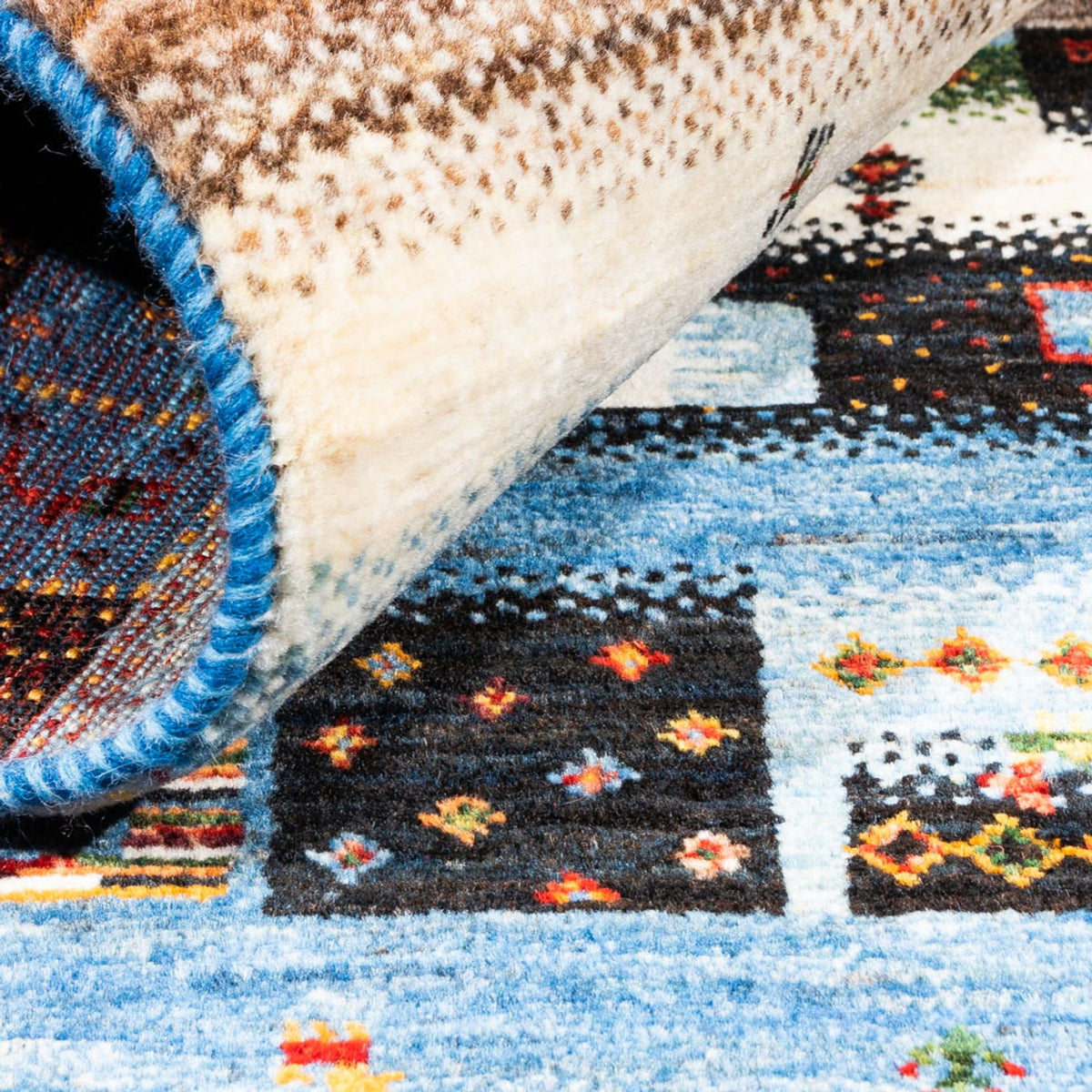 Gabbeh Rug - Loribaft Perser - Royal - 162 x 106 cm - multicolored