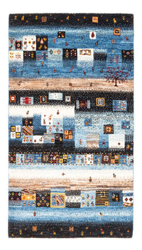 Gabbeh Rug - Loribaft Perser - Royal - 141 x 87 cm - multicolored
