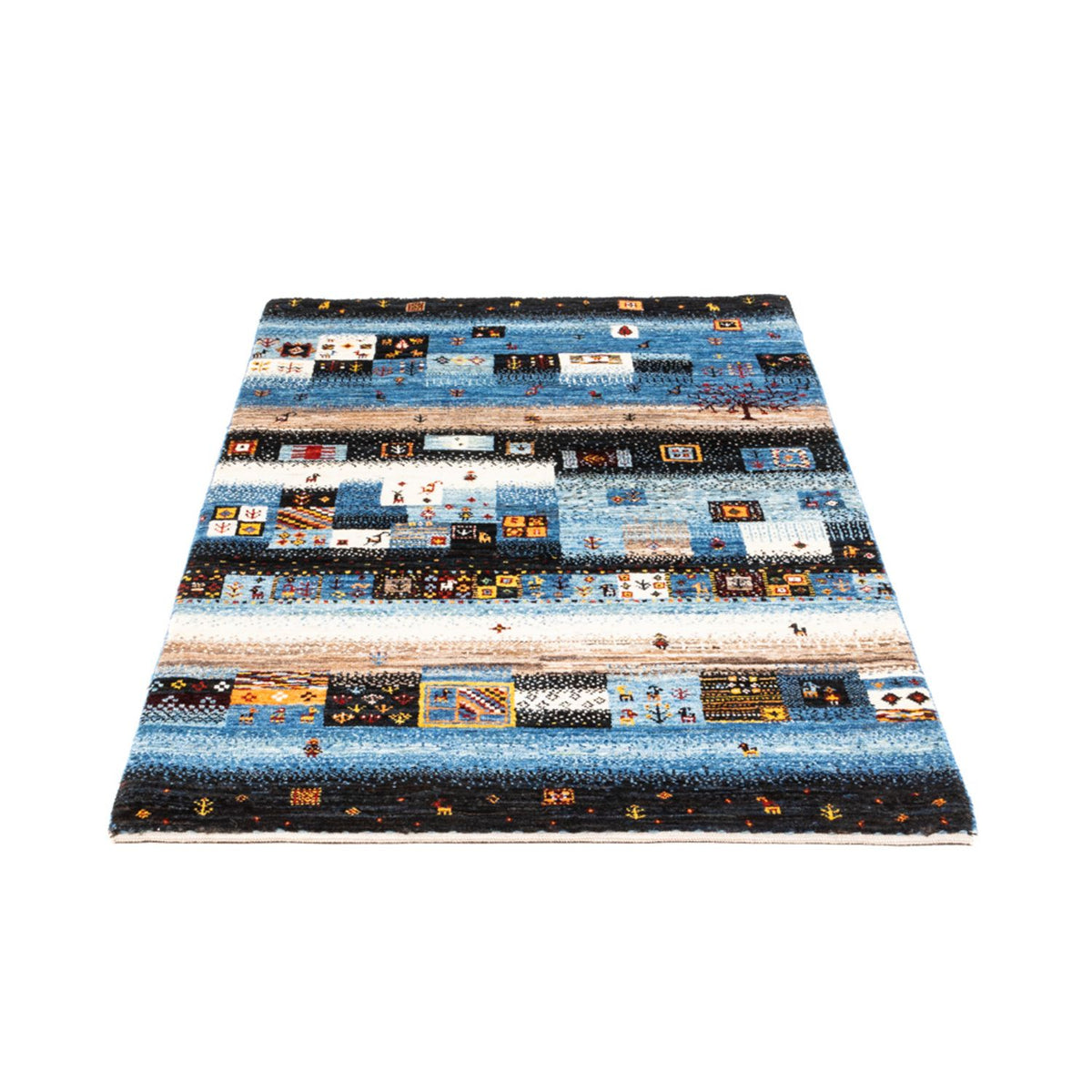 Gabbeh Rug - Loribaft Perser - Royal - 141 x 87 cm - multicolored