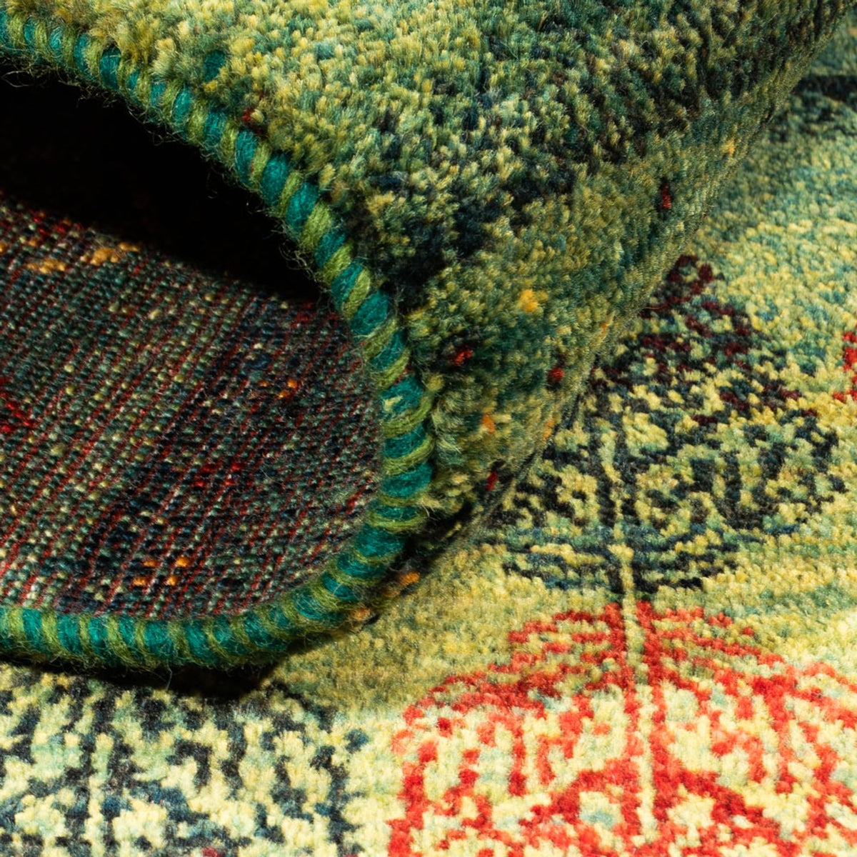 Gabbeh Rug - Loribaft Perser - Royal - 138 x 87 cm - multicolored