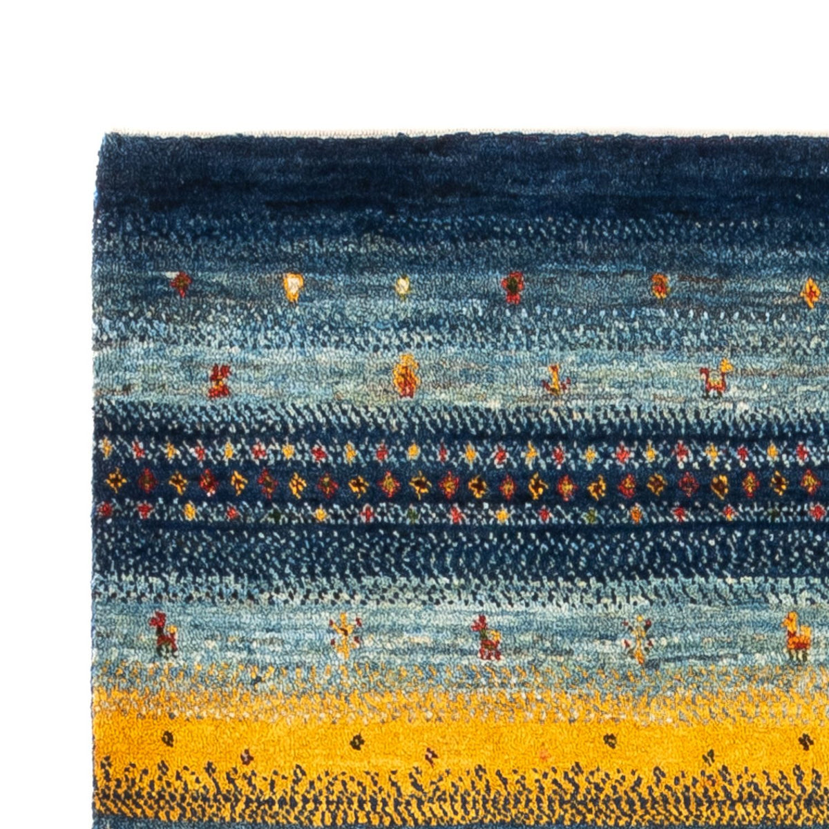 Gabbeh Rug - Loribaft Perser - Royal - 130 x 88 cm - multicolored