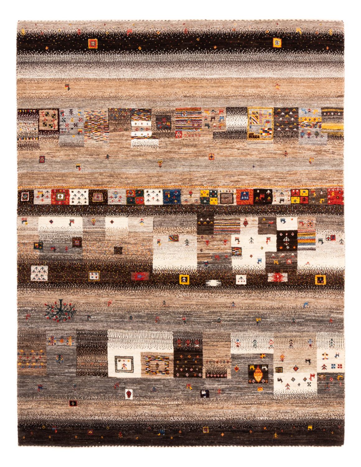 Gabbeh Rug - Loribaft Perser - Royal - 202 x 153 cm - multicolored