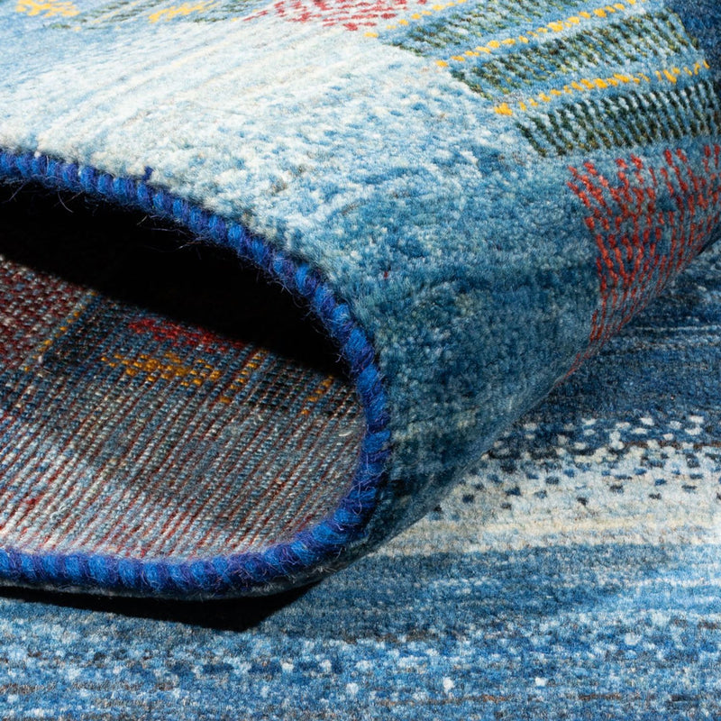 Gabbeh Rug - Loribaft Perser - Royal - 198 x 152 cm - blue