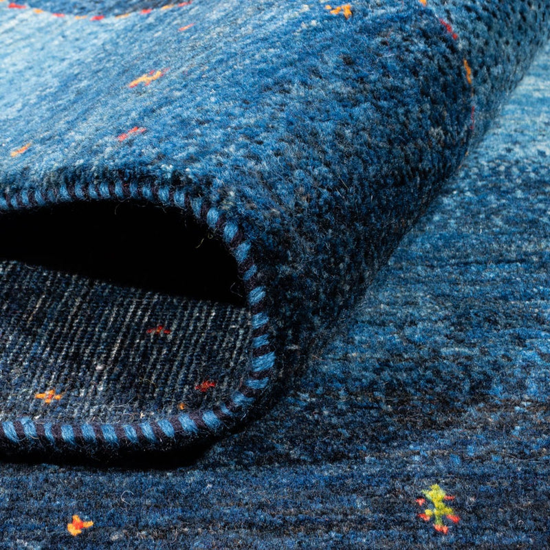 Gabbeh Rug - Loribaft Perser - 204 x 153 cm - blue