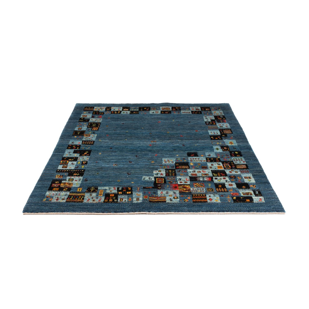 Gabbeh Rug - Loribaft Perser - Royal - 199 x 154 cm - blue