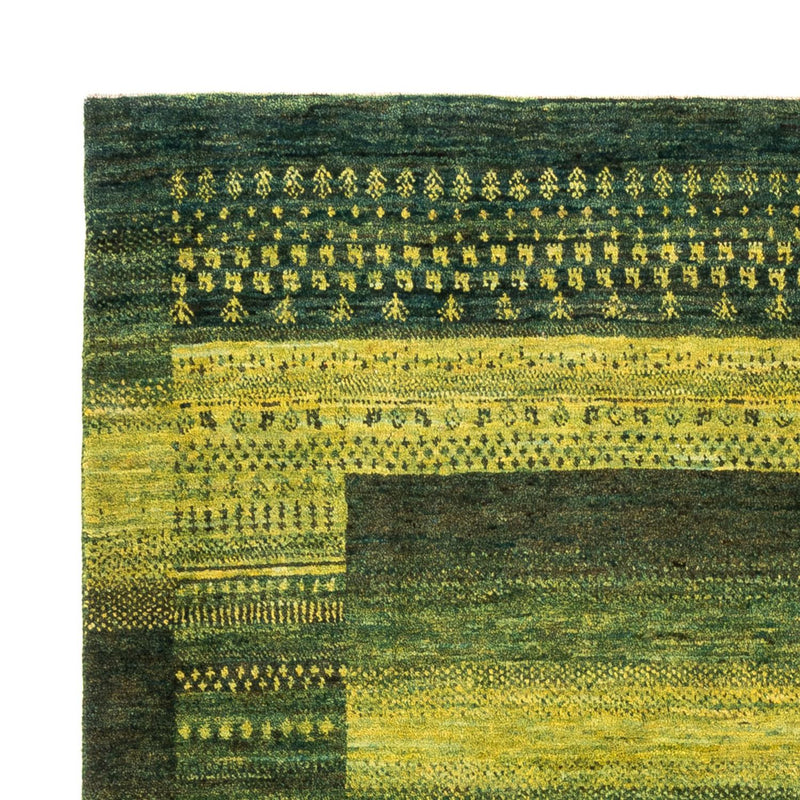 Gabbeh Rug - Loribaft Perser - Royal - 196 x 165 cm - green