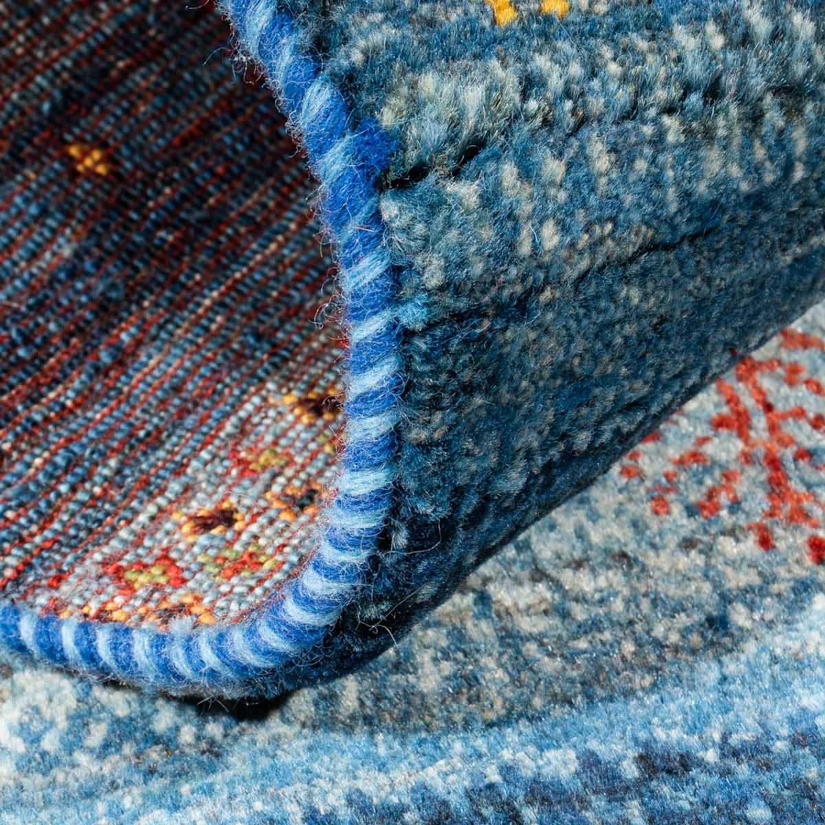 Gabbeh Rug - Loribaft Perser - Royal - 129 x 84 cm - multicolored