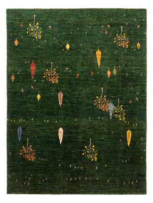 Gabbeh Rug - Loribaft Perser - 191 x 143 cm - green