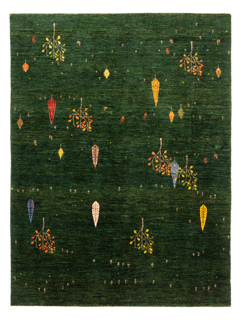 Gabbeh Rug - Loribaft Perser - 191 x 143 cm - green