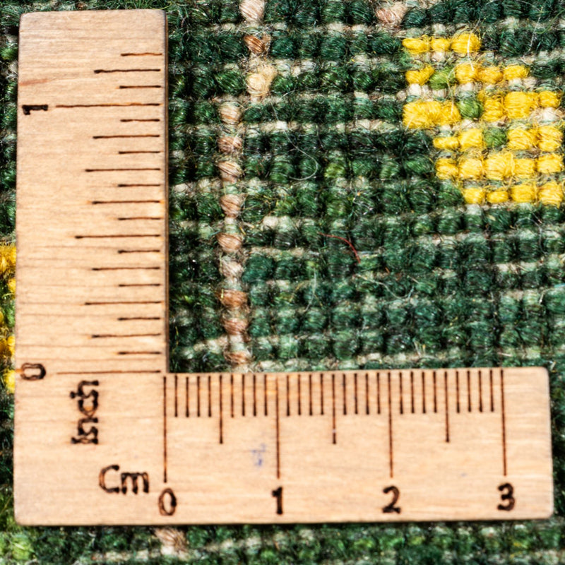 Gabbeh Rug - Loribaft Perser - 191 x 143 cm - green