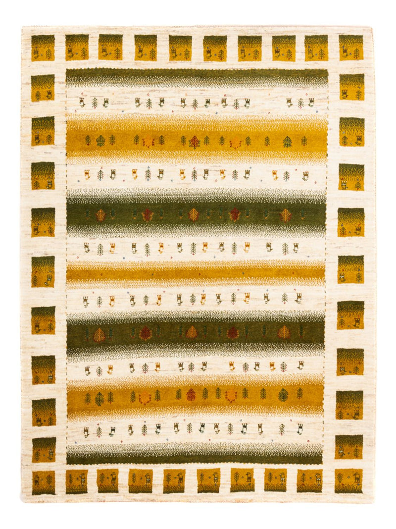 Gabbeh Rug - Loribaft Perser - 203 x 158 cm - natural