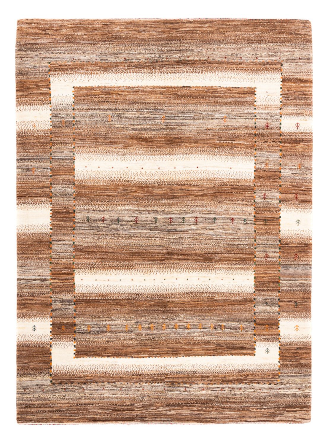 Gabbeh Rug - Loribaft Perser - 213 x 159 cm - natural