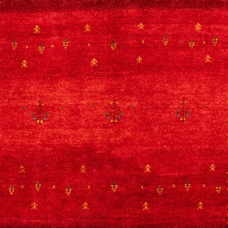 Gabbeh Rug - Loribaft Perser - 206 x 156 cm - red