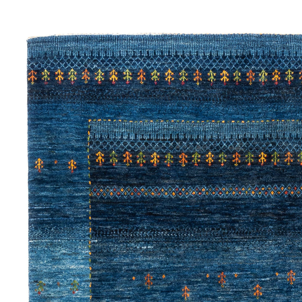 Gabbeh Rug - Loribaft Perser - 209 x 160 cm - blue